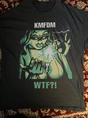 KMFDM Band Music Tour Black T-Shirt Cotton All Size Unisex KMFDM Tee
